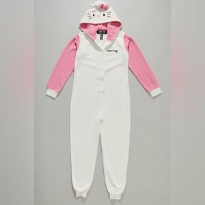 Hello Kitty Pink and White womens onesie